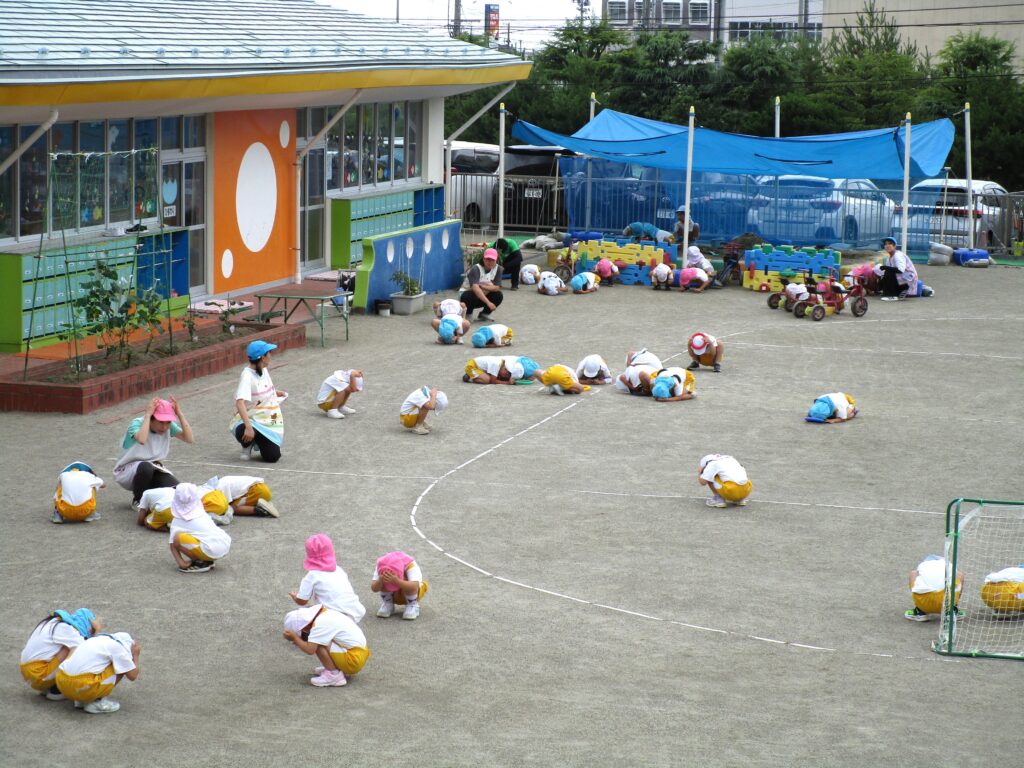 避難訓練（地震想定）